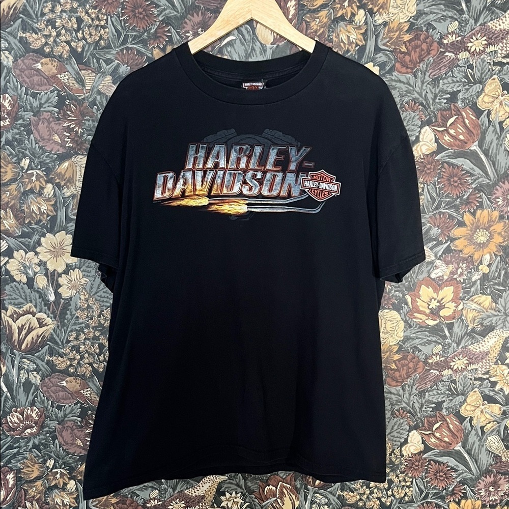 Harley-Davidson Calgary Alberta Canada T-Shirt Black Size XL